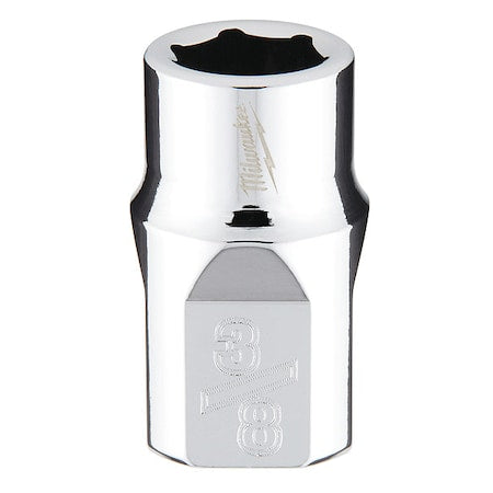 3/8 in. Drive 3/8 in. SAE 6-Point Socket with FOUR FLAT Sides
