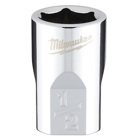 3/8 in. Drive 1/2 in. SAE 6-Point Socket with FOUR FLAT Sides