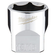 3/8 in. Drive 13/16 in. SAE 6-Point Socket with FOUR FLAT Sides