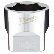 3/8 in. Drive 15/16 in. SAE 6-Point Socket with FOUR FLAT Sides