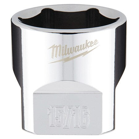 3/8 in. Drive 15/16 in. SAE 6-Point Socket with FOUR FLAT Sides