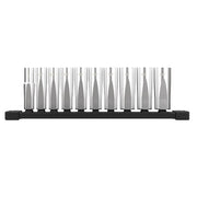 3/8 in Drive Deep Well Socket Set Metric 10 Pieces 10 mm to 19 mm , Chrome