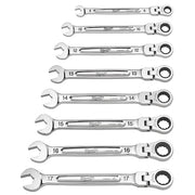 7 pc. Metric Flex Head Ratcheting Combination Wrench
