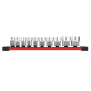 3/8 in Drive Standard Socket Set SAE 10 Pieces 5/16 in to 7/8 in , Chrome
