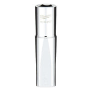 1/2 in. Drive 9/16 in. SAE 6-Point Deep Socket with FOUR FLAT Sides