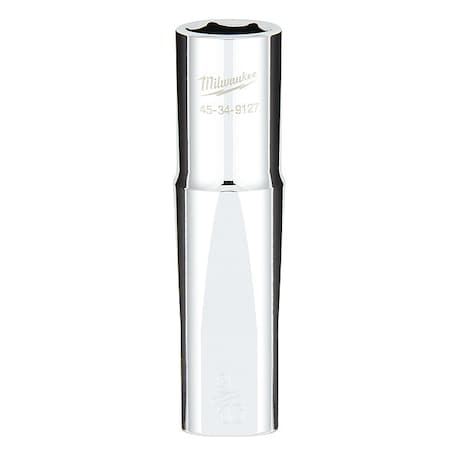 1/2 in. Drive 9/16 in. SAE 6-Point Deep Socket with FOUR FLAT Sides