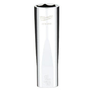 1/2 in. Drive 11/16 in. SAE 6-Point Deep Socket with FOUR FLAT Sides