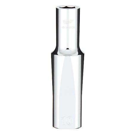 1/2 in. Drive 10mm Metric 6-Point Deep Socket with FOUR FLAT Sides