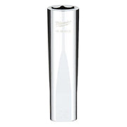 1/2 in. Drive 15mm Metric 6-Point Deep Socket with FOUR FLAT Sides