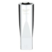 1/2 in. Drive 18mm Metric 6-Point Deep Socket with FOUR FLAT Sides