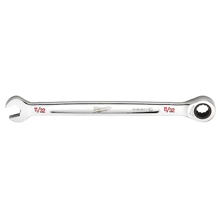 11/32 in. SAE Ratcheting Combination Wrench