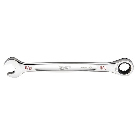 11/16 in. SAE Ratcheting Combination Wrench