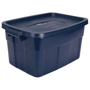 Stack & Nest Storage Tote W/ Lid, 14 gal, 23-7/8 in L x 15-7/8 in W x 12-1/4 in H, LDPE