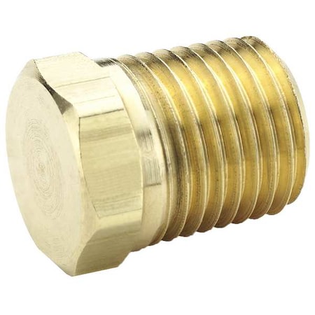 Hex Head Plug Brass Hex Head Plug, 1/8 in Male NPT X 1/8 in Male NPT
