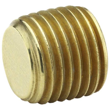 Recessed Hex Plug Brass Countersunk Hex Head Plug, 3/4 in Male NPT X 3/4 in Male NPT