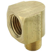 90 Degrees  Extruded Street Elbow Brass 90 Degrees  Extruded Street Elbow, 1/8 in Female NPT X Male