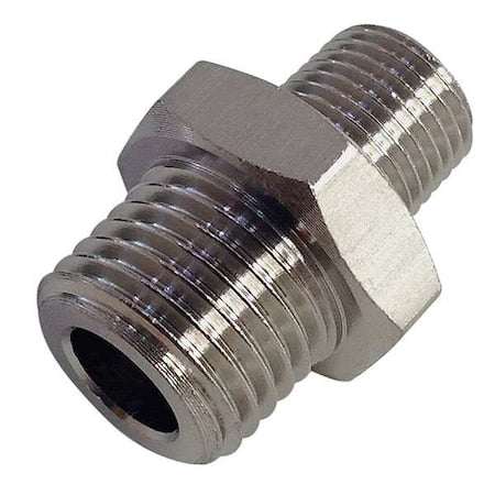Male Adapter Brass Adapter, 1/2 in Male BSPT X 1/2 in Male BSPP