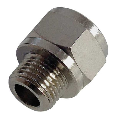 Female x Male Adapter Brass Adapter, 1/4 in Female BSPP X 1/4 in Male BSPP