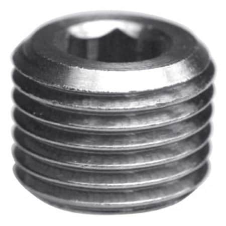 Brass Internal Hex Head Plug, Male BSPT