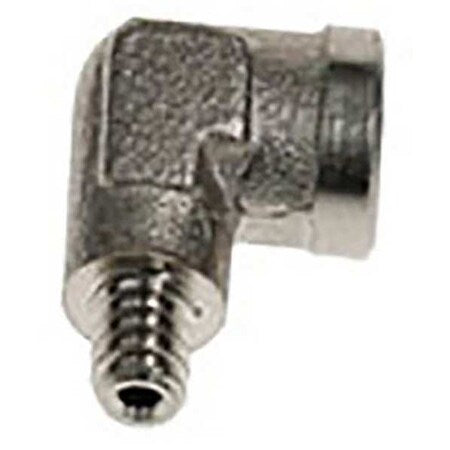 90 Degrees  Street Elbow Brass 90 Degrees  Street Elbow, 5 mm Female Metric X 5 mm Male Metric