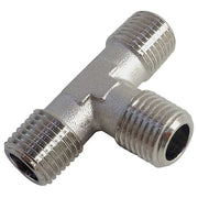 Male Tee Brass Tee, 3/4 in Male BSPT X 3/4 in Male BSPT