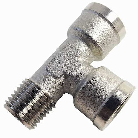 Female x Male Run Tee Brass Tee, 1/4 in Female BSPP X 1/4 in Female BSPP