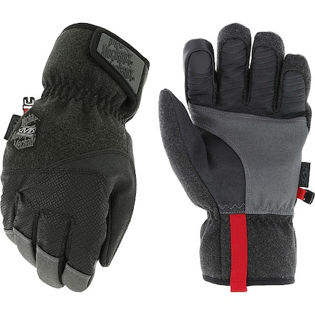 CWKWS-58 Mechanics Gloves, Synthetic Leather Palm, PrimaLoft Back, 10, Black/Gray