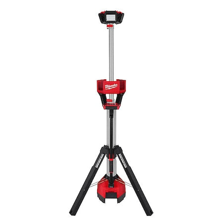 Cordless Tripod Light, M18 Battery, Rocket Series, 84 in Max Height, 6,000 Lumens, 10 Hour Run Time
