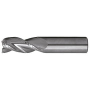3-Flute Carbide Crn Rad Single End HP End Mill for Alum CTD CEM-AM3 Bright 1/2x1/2x5/8x2-1/2x0.06CR