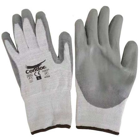 Cut-Resistant Gloves, Cut Level A5 ,Dipped ,Polyurethane ,Smooth ,2XL 1 PR