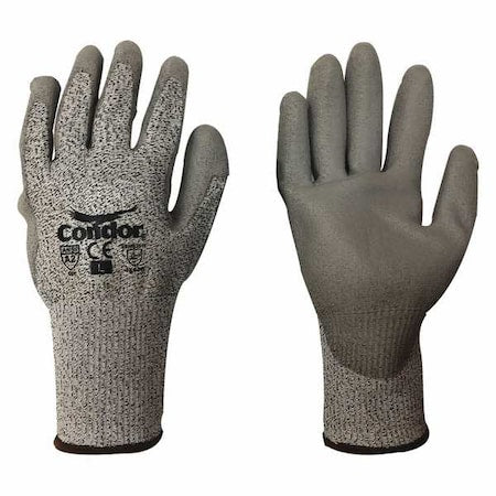 Cut-resistant glove, Cut Level A2 ,Polyurethane ,Smooth ,M 1 PR