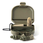 BattlePlugs(R) Reusable Foam Ear Plugs, Flanged Shape, 33 dB, Camouflage, 50 PK