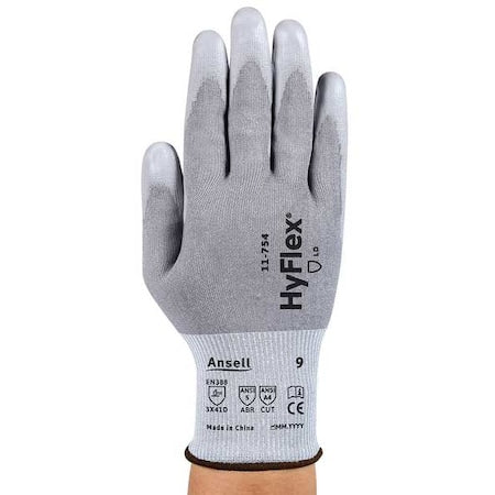 Cut Resistant Gloves, Cut Level A4 ,Polyurethane ,Sandy ,S 1 PR