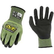 Cut-Resistant Coated Gloves, Cut Level A4 ,Dipped ,Water-Based Polyurethane ,Smooth ,7 1 PR