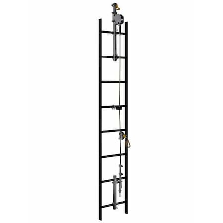 Lad-Saf Cable Vertical Safety System, 100 ft Length, 310 lb Weight Capacity