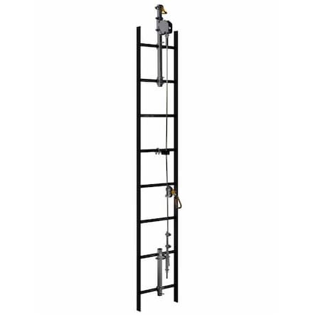 Lad-Saf Cable Vertical Safety System, 70 ft. Length, 310 lb Weight Capacity
