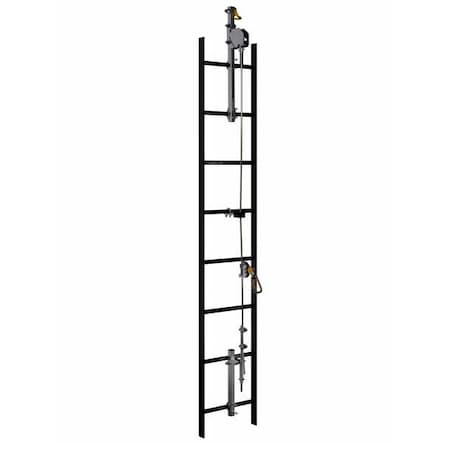 Lad-Saf Cable Vertical Safety System, 80 ft Length, 310 lb Weight Capacity
