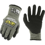 Knit Gloves, Cut Level A9 ,Dipped ,Water-Based Polyurethane ,Smooth ,7 1 PR