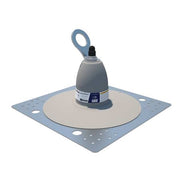 Roof Top Anchor, 16 in Length, 310 lb Weigth Capacity, Steel Anchor, Swivel D-Ring