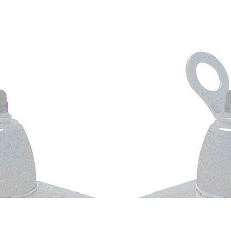 Roof Top Anchor, 16 in Length, 310 lb Weigth Capacity, Steel Anchor, Swivel D-Ring