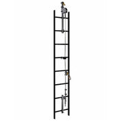 Lad-Saf Cable Vertical Safety System, 100 ft Length, 310 lb Weight Capacity