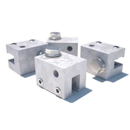 U Maxi Clamp, 2 in Length, 310 lb Weigth Capacity, Steel Anchor, Clamp