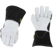 Torch Pulse Welding Gloves, Gauntlet Cuff, Keystone Thumb, Goatskin Leather, 10, 1 PR