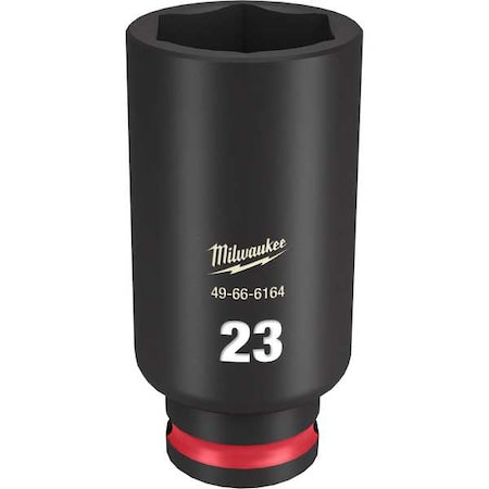 23mm SHOCKWAVE Impact Duty 3/8 in. Drive Deep Well 6 Point Impact Socket