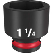 1-1/4 in. SHOCKWAVE Impact Duty 1/2 in. Drive Standard 6 Point Impact Socket