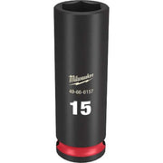 15mm SHOCKWAVE Impact Duty 3/8 in. Drive Deep Well 6 Point Impact Socket