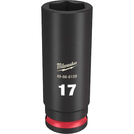 17mm SHOCKWAVE Impact Duty 3/8 in. Drive Deep Well 6 Point Impact Socket