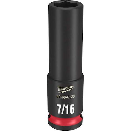 7/16 in. SHOCKWAVE Impact Duty 3/8 in. Drive Deep Well 6 Point Impact Socket