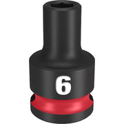 6mm SHOCKWAVE Impact Duty 3/8 in. Drive Standard 6 Point Impact Socket