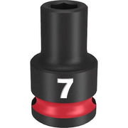 7mm SHOCKWAVE Impact Duty 3/8 in. Drive Standard 6 Point Impact Socket